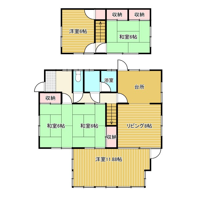 中古戸建の間取り