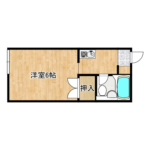 ハイツ宮森Ⅰの間取り