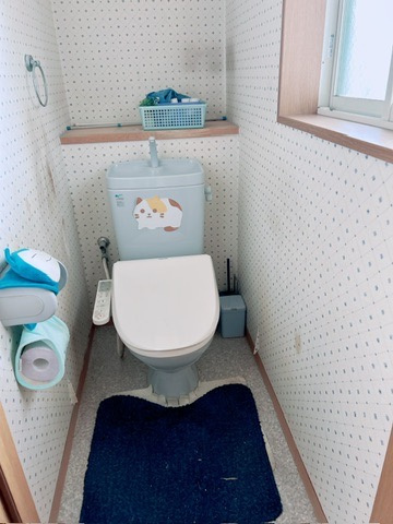 岸和田市下野町　平成15年築のトイレ