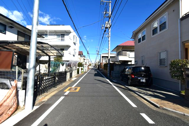 吉祥寺南町4丁目・売地の前面道路含む現地写真