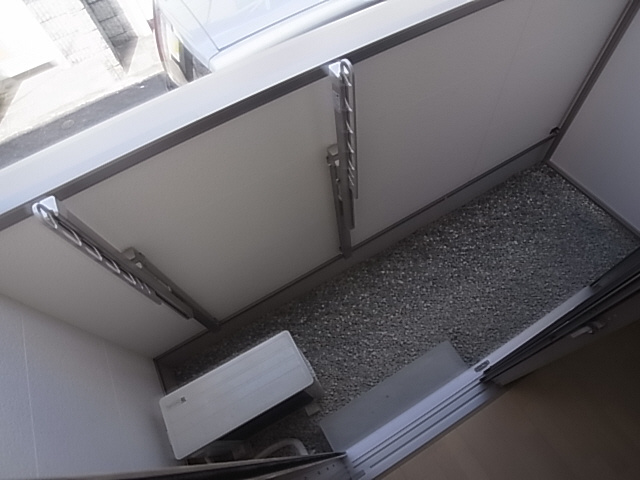 神戸市須磨区関守町２丁目のアパートのバルコニー|バルコニー