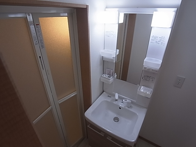 神戸市須磨区関守町２丁目のアパートの洗面所|シャンプードレッサー