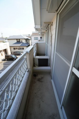 【バルコニー】 | ツインスターⅡ | ※同物件・反転タイプの写真です。