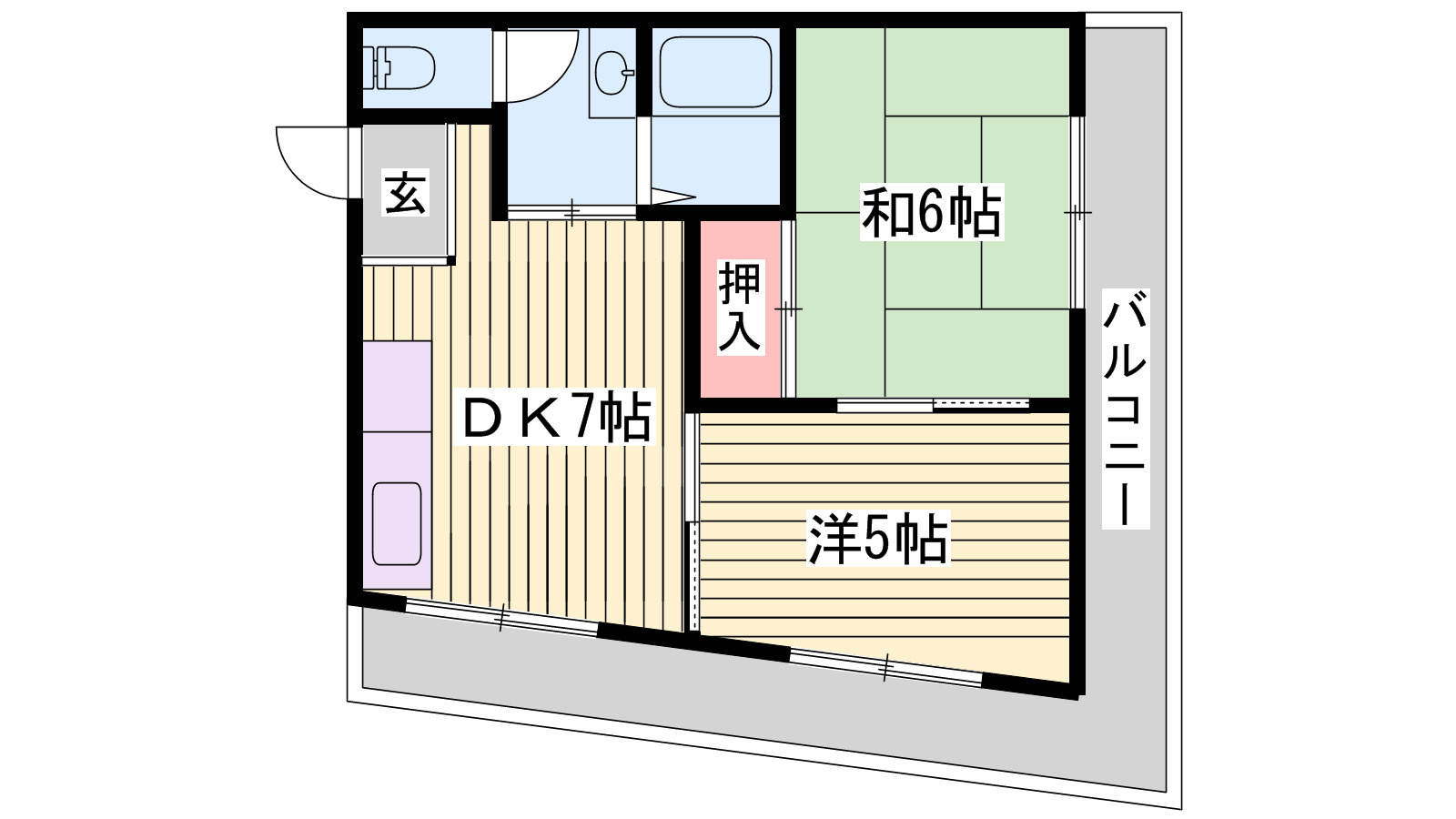 インタービレッジ千代田町の間取り