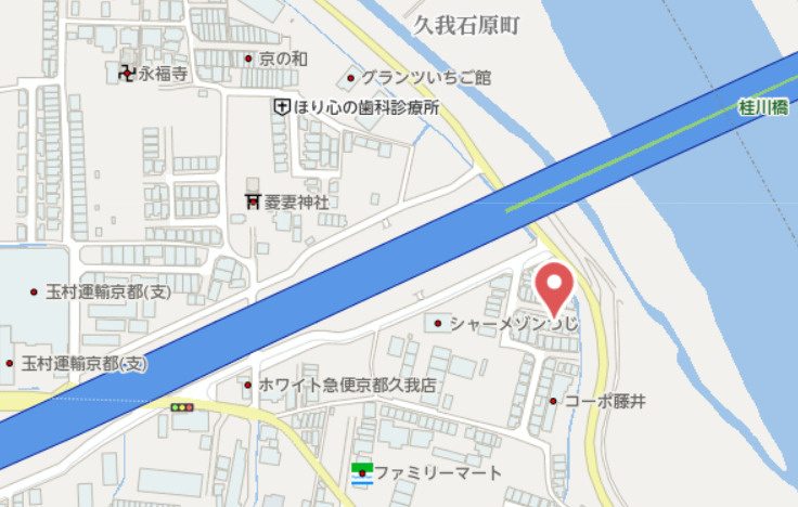 京都市伏見区久我石原町　中古戸建の地図
