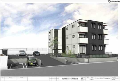 【外観パース】 | TH-Maison豊田細谷町(ティーメゾントヨタホソヤチョウ)