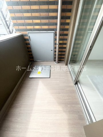 セイワパレス深江橋駅前のバルコニー