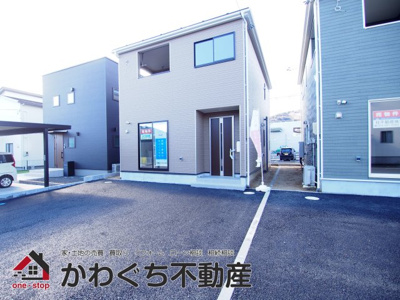 【外観】 | Cradle garden　桑折町第１　３号棟 | ★内覧予約で新米2kg★