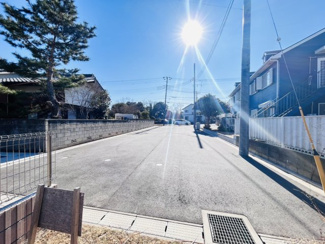 【前面道路含む現地写真】 | 千葉市若葉区加曽利町　土地　JR総武線「千葉」駅