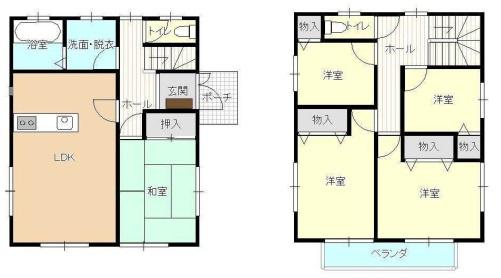 【中古戸建】高崎市箕郷町矢原の間取り|■間取り