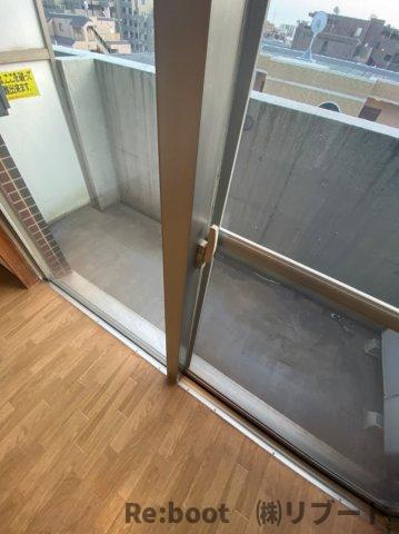 ドミール妙典のバルコニー