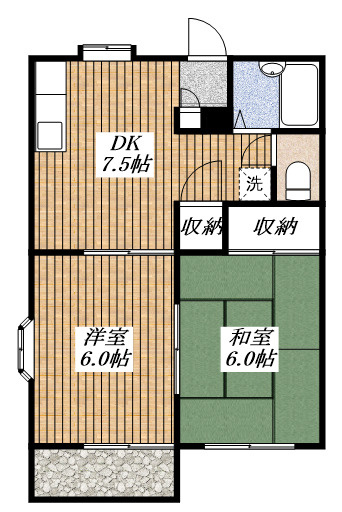 ルナハイツの間取り