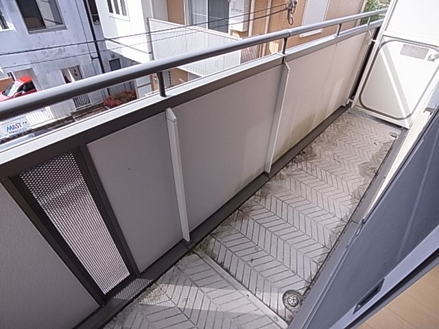 神戸市北区谷上西町のアパートのバルコニー|バルコニー