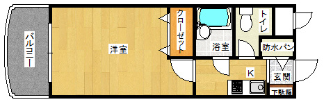 メゾン・ド・ゼフィールの間取り