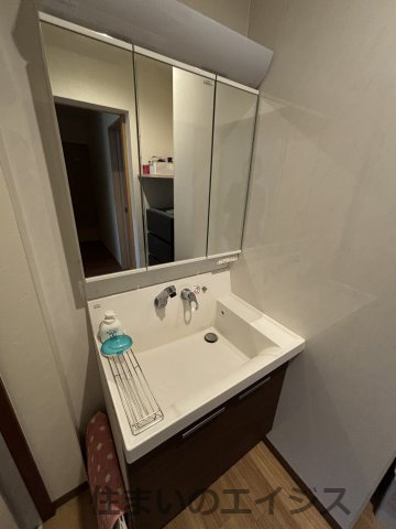 氷川町中古戸建の独立洗面台|独立洗面化粧台付き