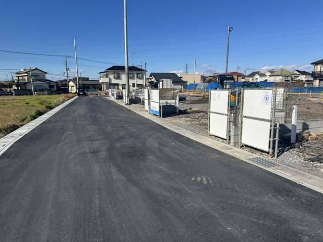 リーブルガーデン．S　深谷稲荷町北第２　の前面道路含む現地写真|現地前面道路（2025年01月07日）撮影