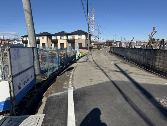 リーブルガーデン．S　深谷稲荷町北第２　の前面道路含む現地写真|現地前面道路（2025年01月07日）撮影