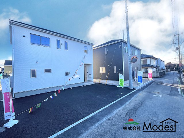 桐生市新里町新川の前面道路含む現地写真|車の通りも少なく駐車も楽々♪