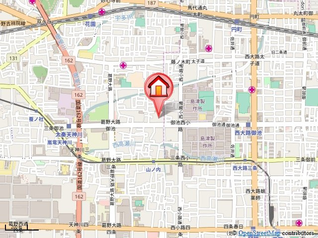 WEST VILLA OIKE（ウエストヴィラオイケ）の地図