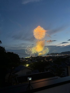 【その他】 | ルーフバルコニーから見える鎌倉花火大会の花火