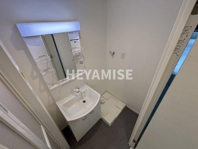 ミライ旭町の洗面所|※室内画像は別号室のもの