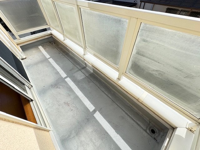 御池台一戸建てのバルコニー
