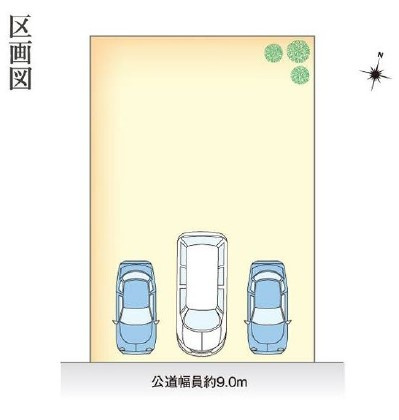 南区天白町三丁目　売地の土地図|区画図
