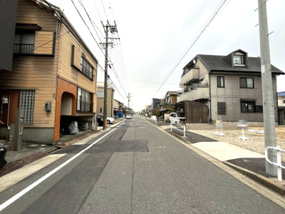 【前面道路含む現地写真】 | 南区天白町三丁目　売地 | 前面道路