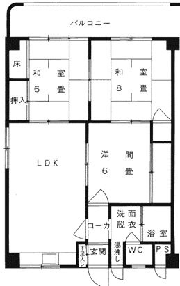 【間取り】 | 大濠ハイツ☆仲介手数料無料☆