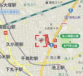 【地図】 | 久が原アン　ドゥ　トロワ