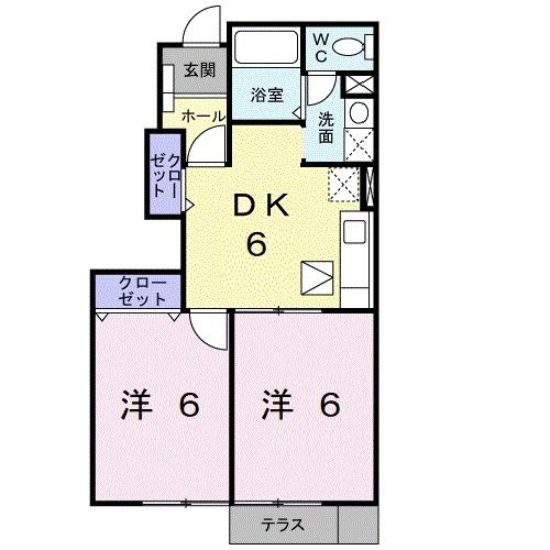 ピクシーハウス　　刈谷市近郊の賃貸はクラスホームの間取り