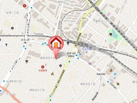 Ｋハイム の地図