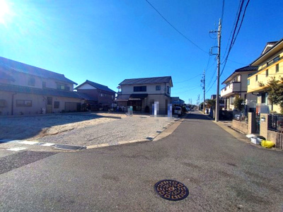 【前面道路含む現地写真】 | 緑区桶狭間　売地　2号地 | 前面道路