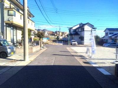 【前面道路含む現地写真】 | 緑区桶狭間　売地　2号地 | 前面道路