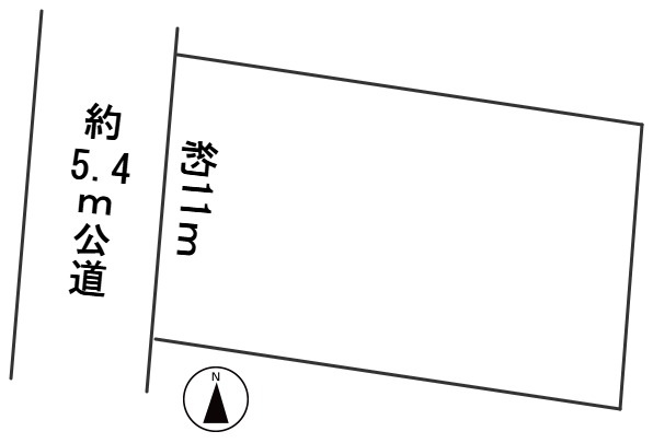 ６４６３８　本巣市早野糸貫川土地の区画図