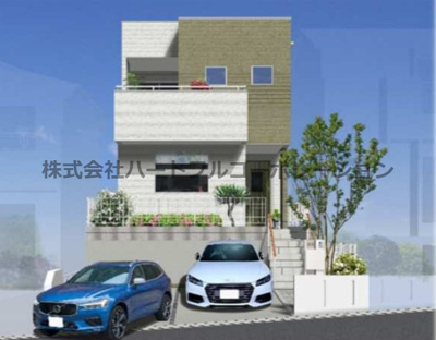 【外観】 | 神戸市須磨区神の谷3丁目　新築戸建　仲介手数料無料！ | 須磨区神の谷3　新築　仲介手数料無料！