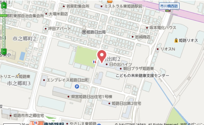 日の出ハイツ　7階の地図