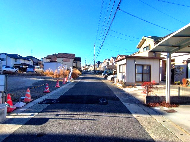 天白区高島一丁目　売地　1号地の前面道路含む現地写真|前面道路