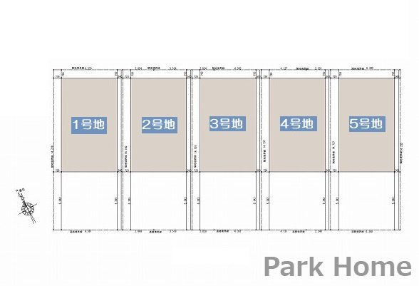 高知市百石町2丁目-4号地-売土地の土地図