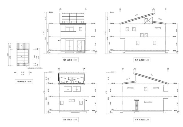 高知市百石町2丁目-4号地-新築戸建ての完成予想図|外観の完成予想図です