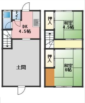 高槻市宮之川原1丁目　中古戸建の間取り