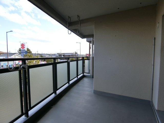 ツイン88N棟のバルコニー