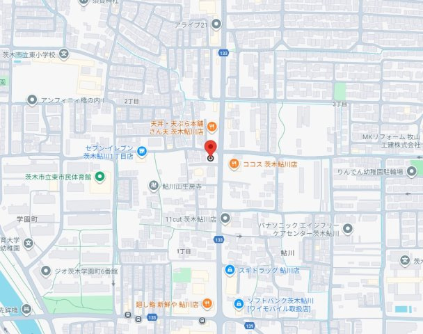 ツイン88N棟の地図