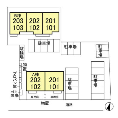 【区画図】 | ハーベスト・ガーデン Ｂ