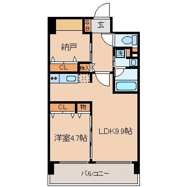 【間取り】 | ルチューレ西梅田