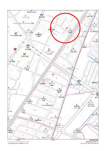 小山市間々田の地図