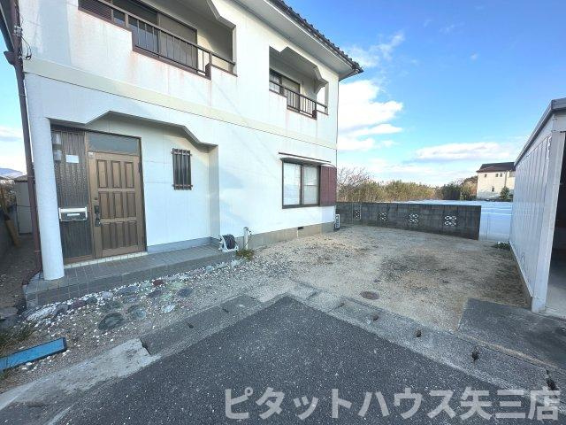 藍住町奥野矢上前戸建の駐車場|駐車場完備です