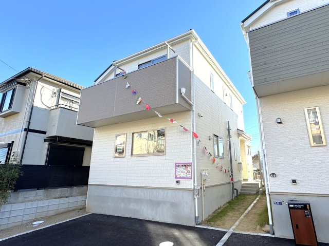 市川市北国分２丁目新築戸建（北国分第４）の外観|1号棟外観・完成済み内覧可能です！