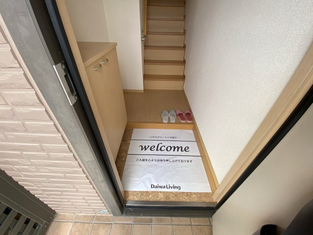 ハートランド　Ⅴ棟の玄関