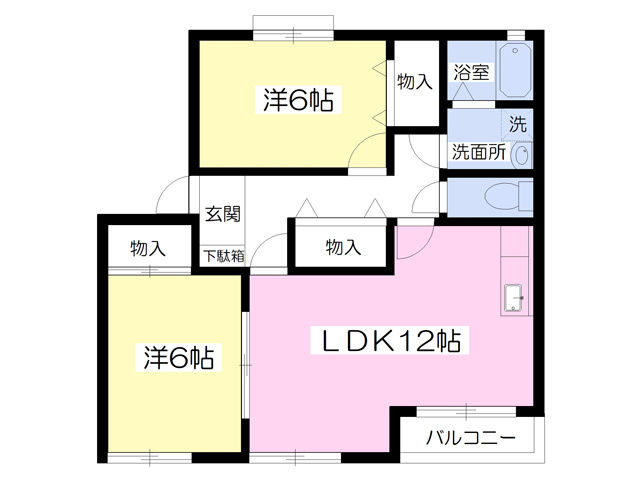 サンガーデン久留米【キャッシュバック対象物件】の間取り